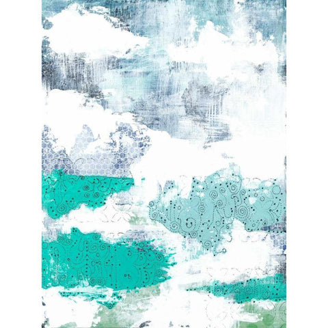 Ocean Black Modern Wood Framed Art Print by Ogren, Sarah