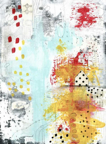 From Hot to Cold White Modern Wood Framed Art Print with Double Matting by Ogren, Sarah