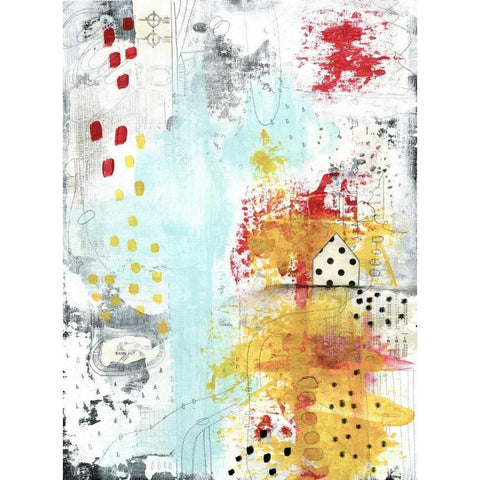 From Hot to Cold Black Modern Wood Framed Art Print by Ogren, Sarah