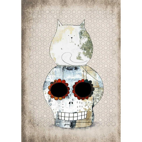 Two Sugars Black Modern Wood Framed Art Print by Ogren, Sarah