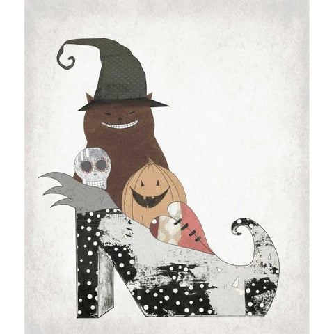 Whole Gang in a Shoe Gold Ornate Wood Framed Art Print with Double Matting by Ogren, Sarah