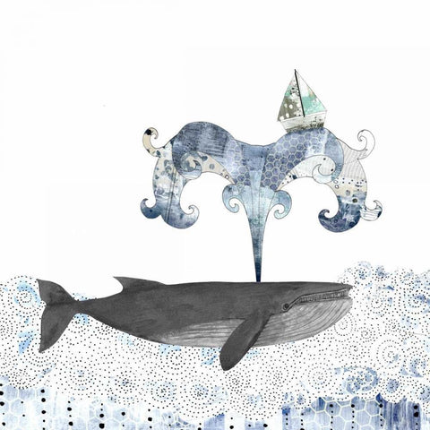 Hold On Gold Ornate Wood Framed Art Print with Double Matting by Ogren, Sarah