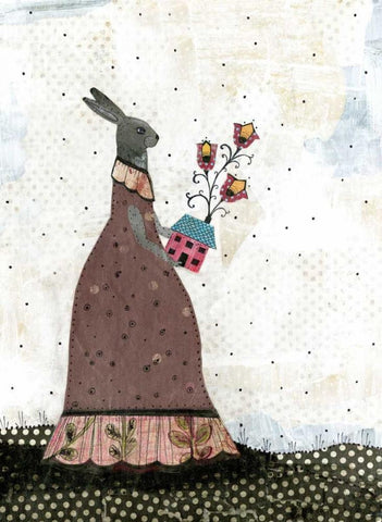 The Caretaker Black Ornate Wood Framed Art Print with Double Matting by Ogren, Sarah