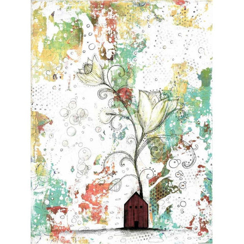 I Had the Best Idea Today White Modern Wood Framed Art Print by Ogren, Sarah