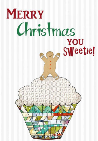 You Sweetie Cupcake Black Ornate Wood Framed Art Print with Double Matting by Ogren, Sarah