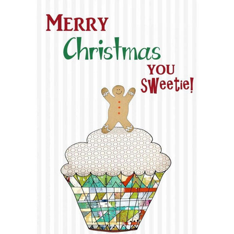 You Sweetie Cupcake White Modern Wood Framed Art Print by Ogren, Sarah