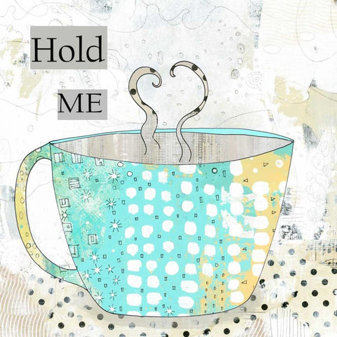 Slutty Coffee II Black Ornate Wood Framed Art Print with Double Matting by Ogren, Sarah