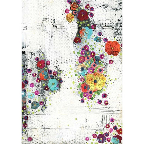 Floral I White Modern Wood Framed Art Print by Ogren, Sarah