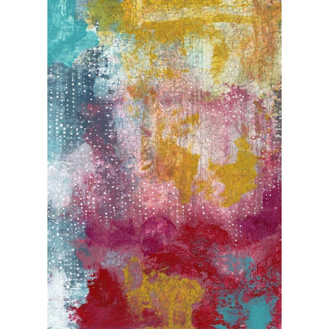 Sprinkles Abstract White Modern Wood Framed Art Print by Ogren, Sarah