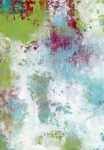 Summer Rain White Modern Wood Framed Art Print with Double Matting by Ogren, Sarah