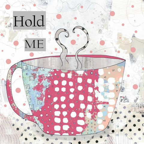 Slutty Valentine Coffee II Black Modern Wood Framed Art Print by Ogren, Sarah