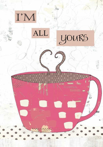 Slutty Valentine Coffee III Black Ornate Wood Framed Art Print with Double Matting by Ogren, Sarah