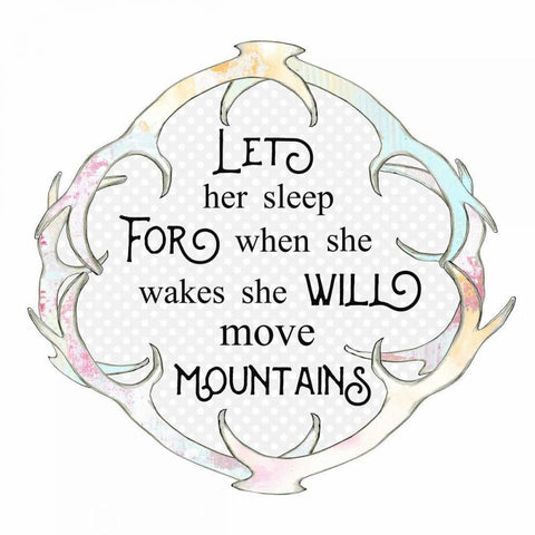 Move Mountains Gold Ornate Wood Framed Art Print with Double Matting by Ogren, Sarah