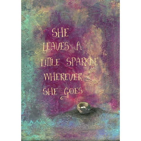 Sparkle Nest Black Modern Wood Framed Art Print by Ogren, Sarah