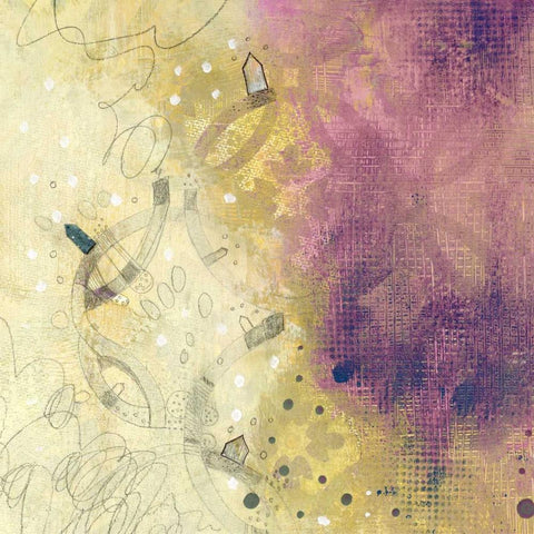 Parallel Universes White Modern Wood Framed Art Print with Double Matting by Ogren, Sarah