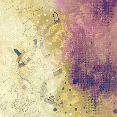 Parallel Universes Black Modern Wood Framed Art Print with Double Matting by Ogren, Sarah