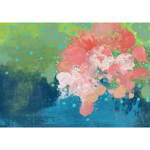 The Bouquet Black Modern Wood Framed Art Print by Ogren, Sarah