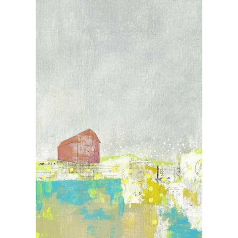 The Barn White Modern Wood Framed Art Print by Ogren, Sarah