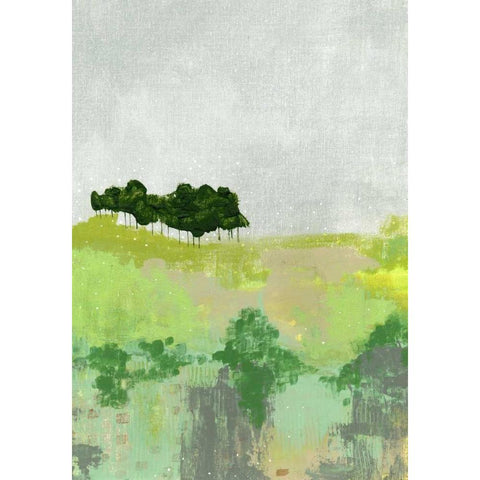 Trees Black Modern Wood Framed Art Print by Ogren, Sarah