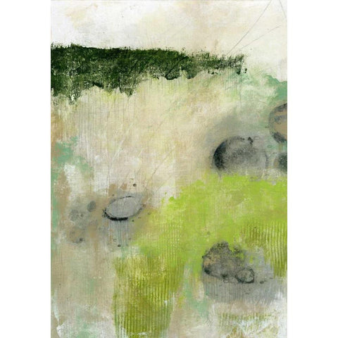 Rocks White Modern Wood Framed Art Print by Ogren, Sarah