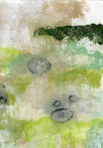 Rocks II White Modern Wood Framed Art Print with Double Matting by Ogren, Sarah