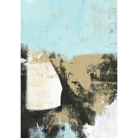 Khakies Black Modern Wood Framed Art Print with Double Matting by Ogren, Sarah