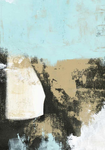 Khakies Black Ornate Wood Framed Art Print with Double Matting by Ogren, Sarah