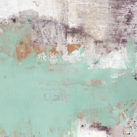 Purple Mountain White Modern Wood Framed Art Print with Double Matting by Ogren, Sarah