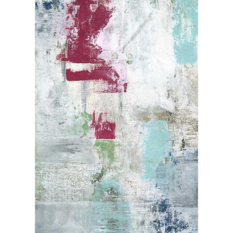 Raspberry Patch White Modern Wood Framed Art Print by Ogren, Sarah