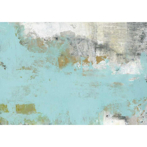 Lakeside White Modern Wood Framed Art Print by Ogren, Sarah