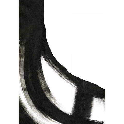 Black and White II Black Modern Wood Framed Art Print with Double Matting by Ogren, Sarah