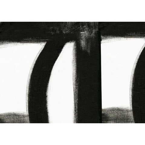 Black and White III White Modern Wood Framed Art Print by Ogren, Sarah