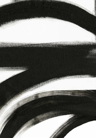 Black and White VI White Modern Wood Framed Art Print with Double Matting by Ogren, Sarah