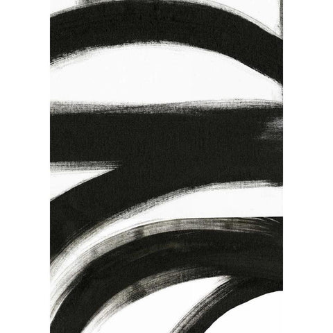 Black and White VI Black Modern Wood Framed Art Print with Double Matting by Ogren, Sarah