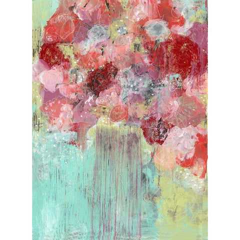 Wildflowers White Modern Wood Framed Art Print by Ogren, Sarah