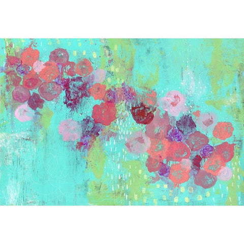 Today It Rained Black Modern Wood Framed Art Print by Ogren, Sarah