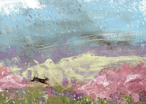 Rainstorm Black Ornate Wood Framed Art Print with Double Matting by Ogren, Sarah