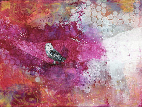 The Winter Storm Black Ornate Wood Framed Art Print with Double Matting by Ogren, Sarah