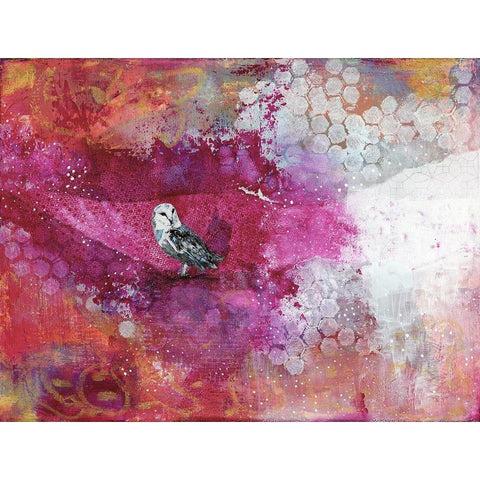 The Winter Storm White Modern Wood Framed Art Print by Ogren, Sarah