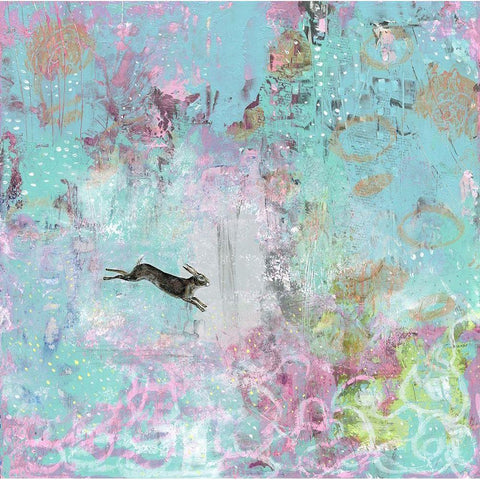 The Ice Storm Black Modern Wood Framed Art Print by Ogren, Sarah