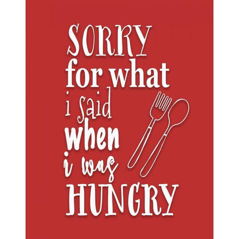 When I Was Hungry White Modern Wood Framed Art Print by Moss, Tara