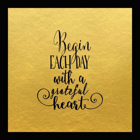 Begin Each Day White Modern Wood Framed Art Print with Double Matting by Moss, Tara