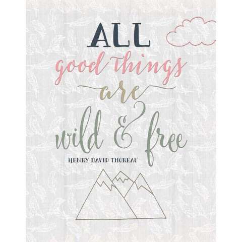 All Good Things Quote Black Modern Wood Framed Art Print with Double Matting by Moss, Tara