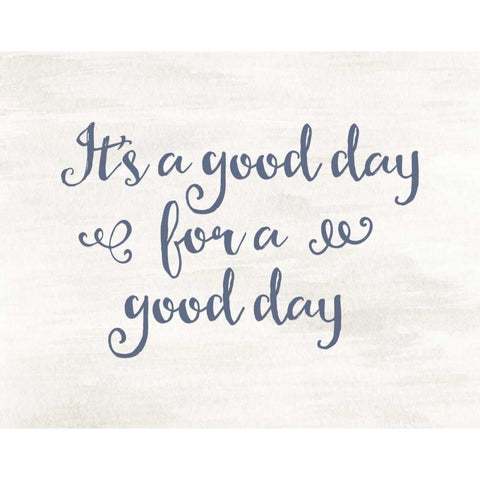 Its a Good Day II Gold Ornate Wood Framed Art Print with Double Matting by Moss, Tara