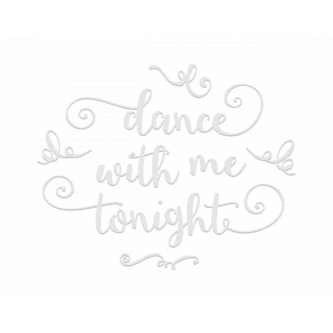 Dance with Me Tonight Gold Ornate Wood Framed Art Print with Double Matting by Moss, Tara