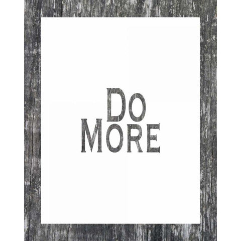 Do More Gold Ornate Wood Framed Art Print with Double Matting by Moss, Tara