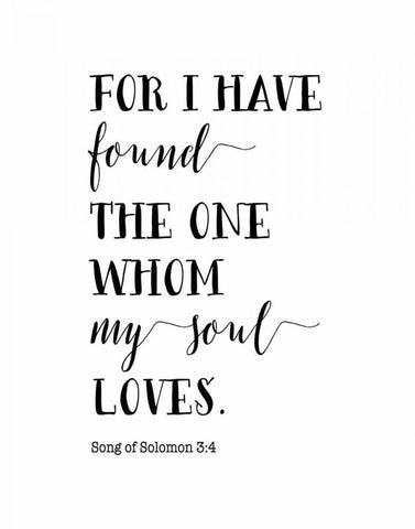 Song of Solomon White Modern Wood Framed Art Print with Double Matting by Moss, Tara