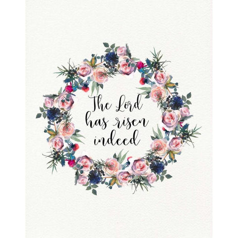 The Lord Has Risen Gold Ornate Wood Framed Art Print with Double Matting by Moss, Tara