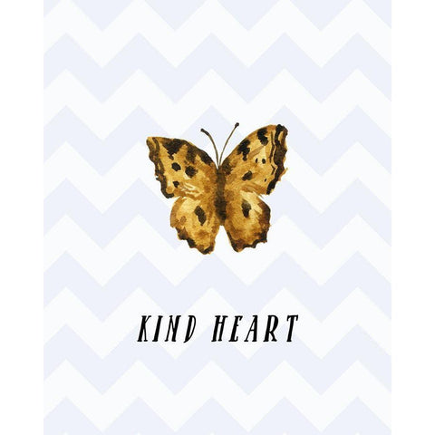 Kind Heart Gold Ornate Wood Framed Art Print with Double Matting by Moss, Tara