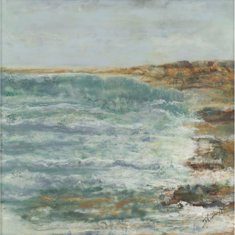 Symbiosis Black Modern Wood Framed Art Print with Double Matting by Shanti, Shima